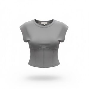 Madden Girl Gray Crop Top
